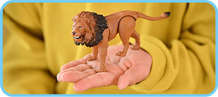 手のひらサイズだよ!