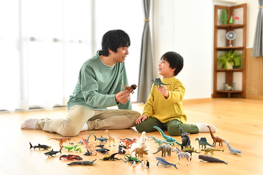 体の一部を動かして遊べるよ!