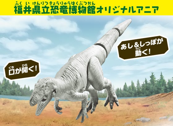 福井県立恐竜博物館オリジナルアニア アニア ホワイトアニア フクイラプトル
