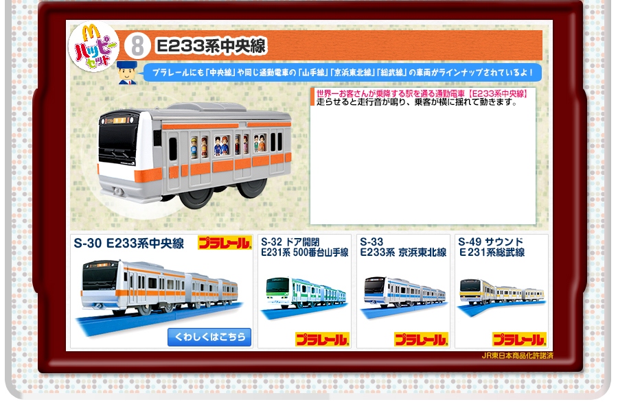 世界一お客さんが乗降する駅を通る通勤電車【E233系中央線】