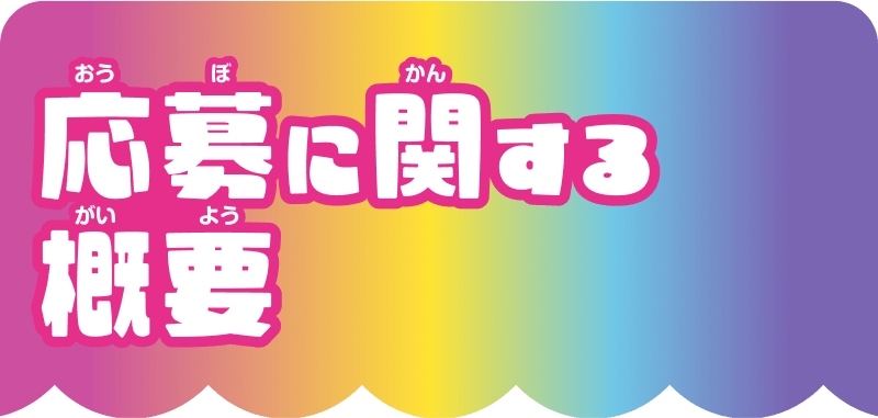 応募に関する概要